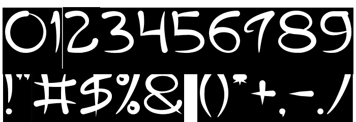 ExtraHot Font OTHER CHARS