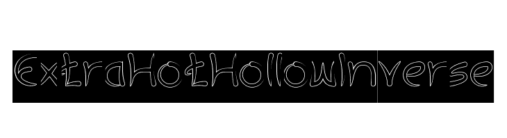 ExtraHotHollowInverse  免费字体下载