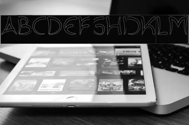 ExtraHotHollowInverse Font examples