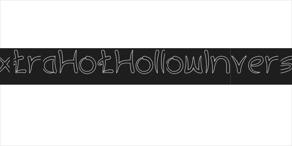 ExtraHotHollowInverse Logo