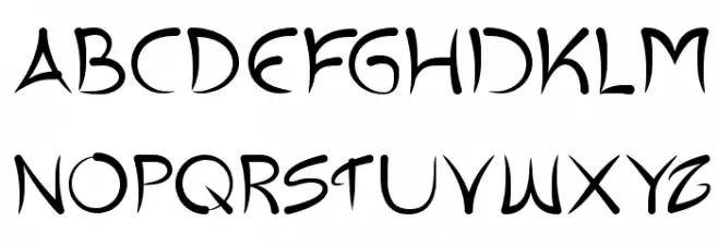 ExtraHotLight フォント 大文字