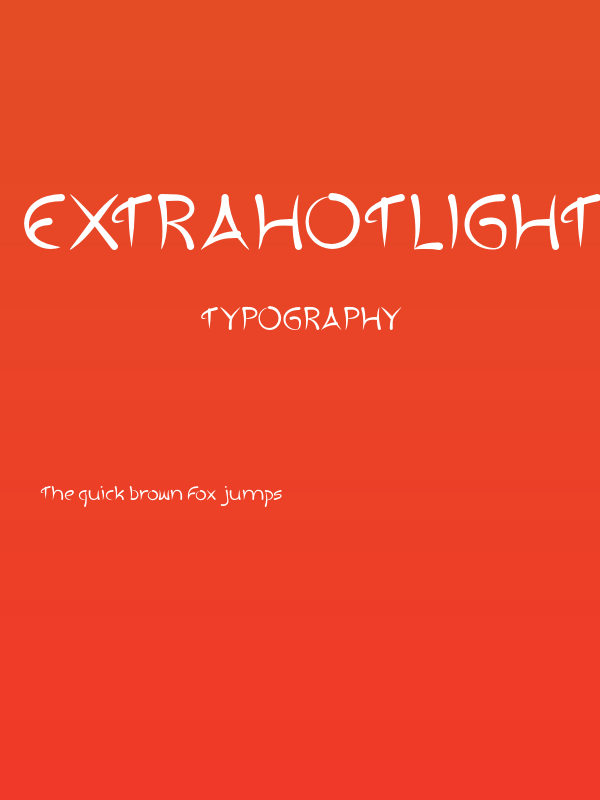 ExtraHotLight Poster