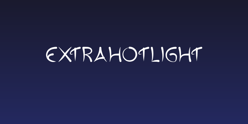 ExtraHotLight Social Header