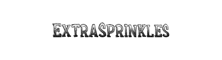 ExtraSprinkles  Frei Schriftart Herunterladen