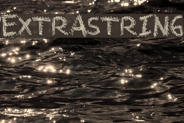 ExtraString Font examples