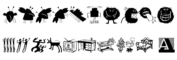 ExtraTerrestrialTwo Font OTHER CHARS