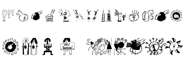 ExtraTerrestrial Font LOWERCASE