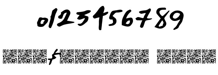 ExtraZero Font OTHER CHARS