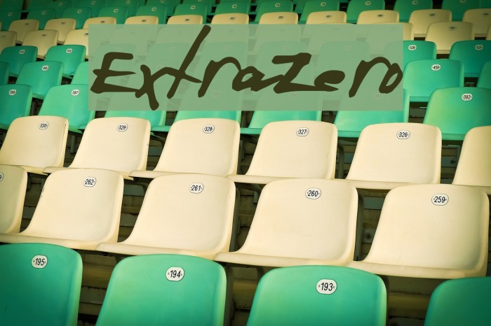 ExtraZero Font examples