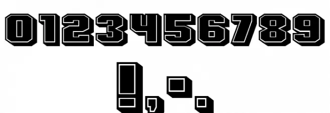 Extradition Filled Regular Font OTHER CHARS