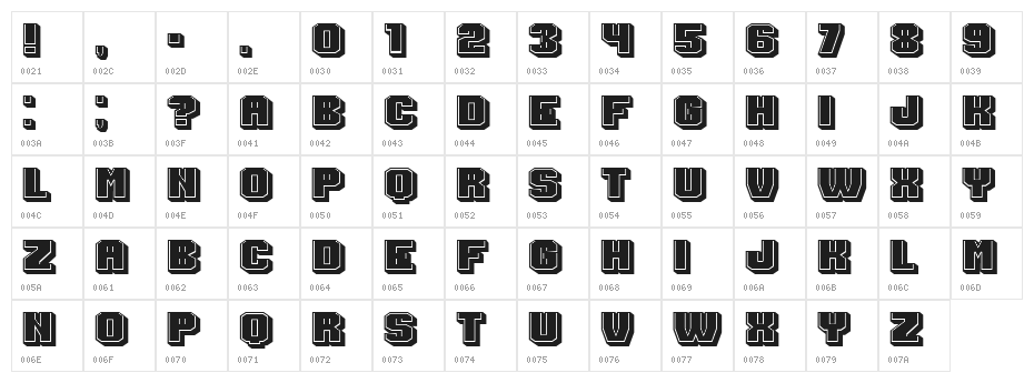 Extradition Filled Regular Character Map