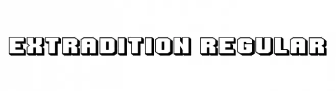 Extradition Regular  フリーフォントのダウンロード