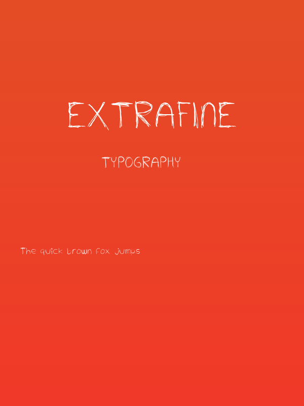 Extrafine Poster