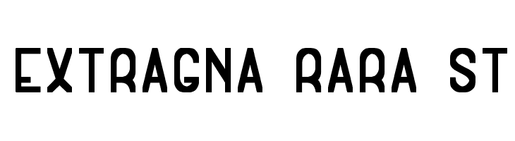 Extragna Rara St Шрифта