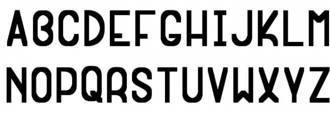 Extragna Rara St フォント 大文字