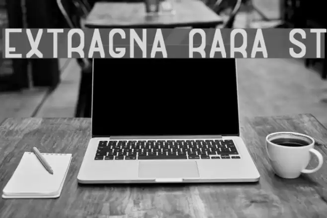 Extragna Rara St Font examples