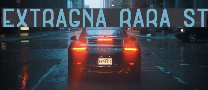 Extragna Rara St Шрифта examples