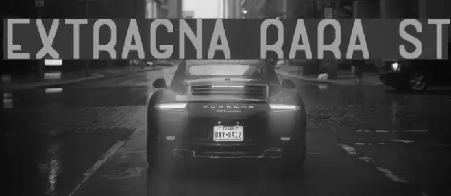 Extragna Rara St Font examples