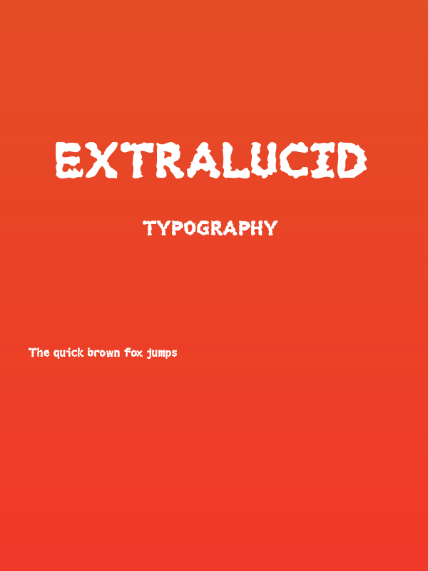 Extralucid Poster