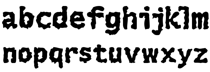 Extralucid Font LOWERCASE