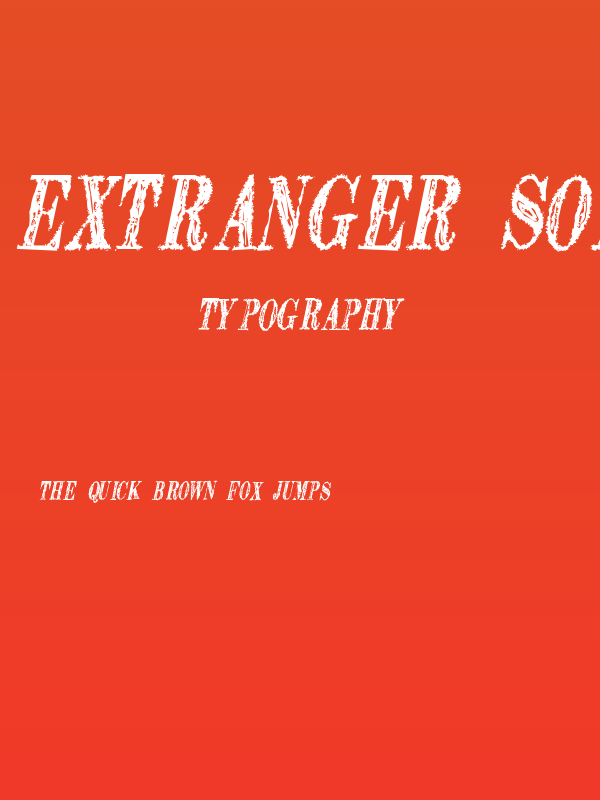 Extranger sol tfb Poster