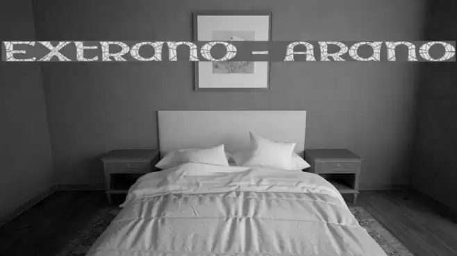 Extrano - Arano フォント examples