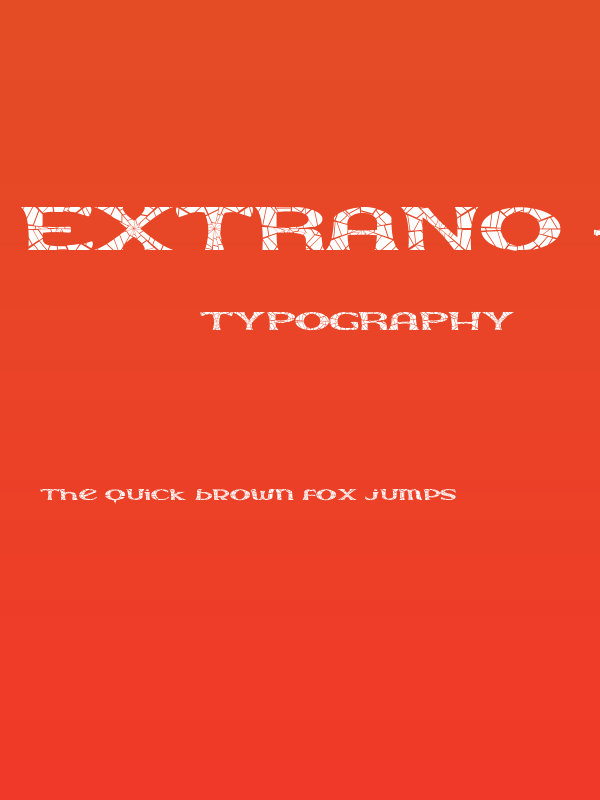 Extrano - Arano Poster