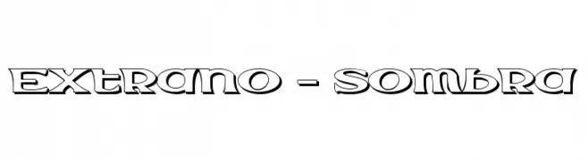 Extrano - Sombra  Fuentes Gratis Descargar