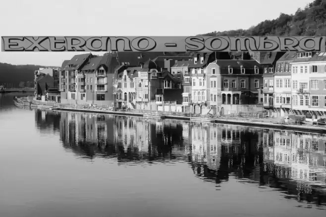 Extrano - Sombra Font examples