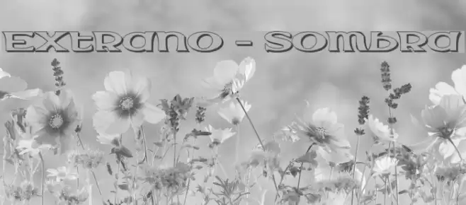 Extrano - Sombra Font examples