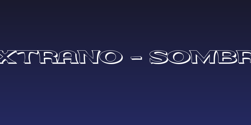 Extrano - Sombra Social Header