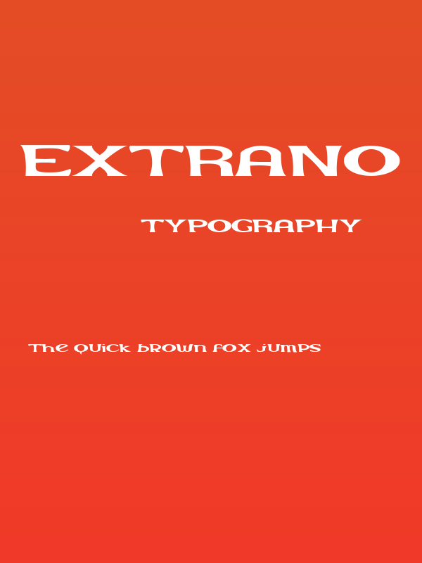Extrano Poster