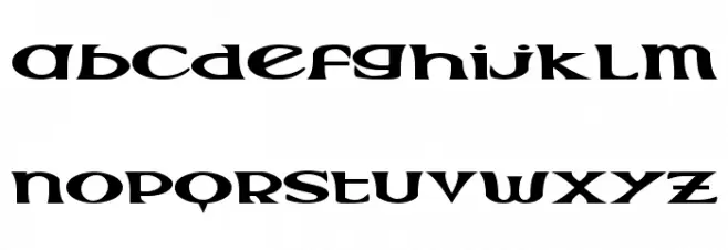 Extrano Caratteri MINUSCOLO