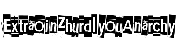 Extraoin Zhurdlyou Anarchy  नि: शुल्क फ़ॉन्ट्स डाउनलोड