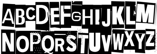 Extraoin Zhurdlyou Anarchy 字体 大写