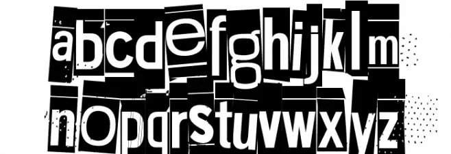 Extraoin Zhurdlyou Anarchy Schriftart Kleinbuchstaben