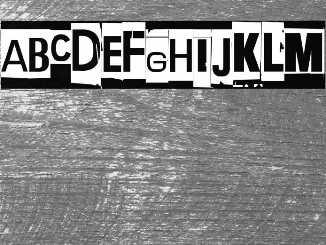 Extraoin Zhurdlyou Silence Font examples