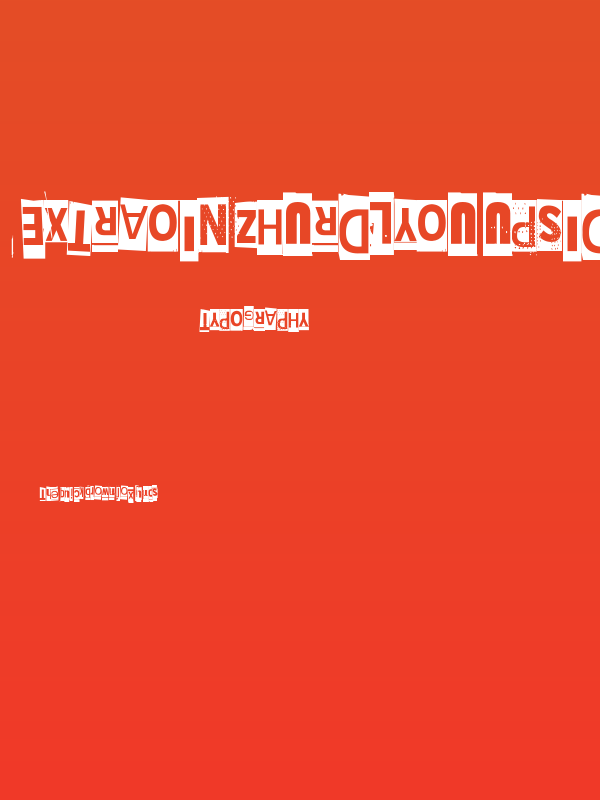 Extraoin Zhurdlyou Upside Down Poster