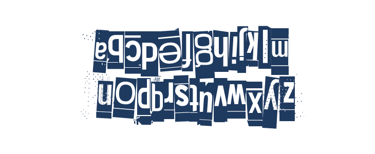 Extraoin Zhurdlyou Upside Down Lowercase