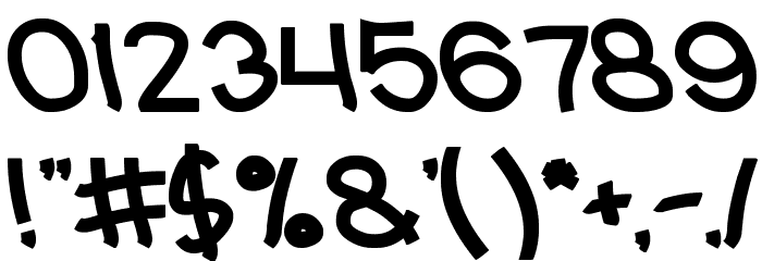 Extraordinary Bold Font OTHER CHARS