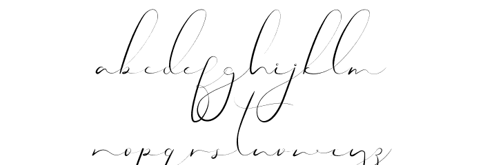 Extraordinary U Demo Font LOWERCASE