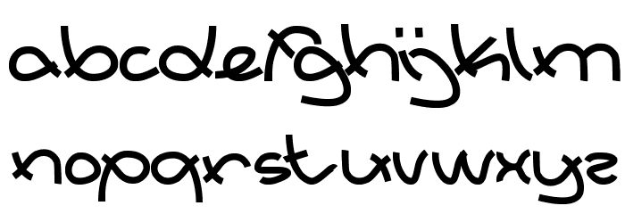 Extraordinary Font LOWERCASE