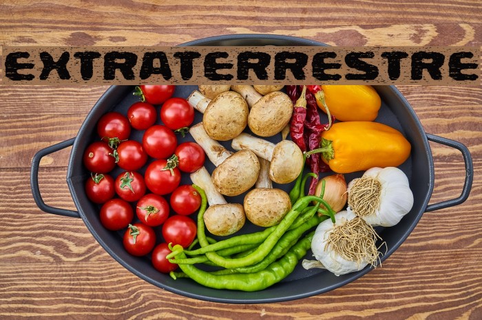 Extraterrestre Font examples