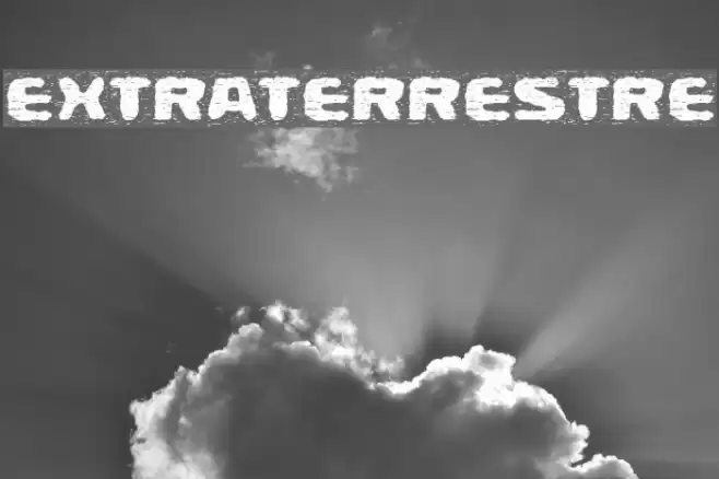 Extraterrestre Font examples