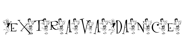 ExtravaDance  フリーフォントのダウンロード