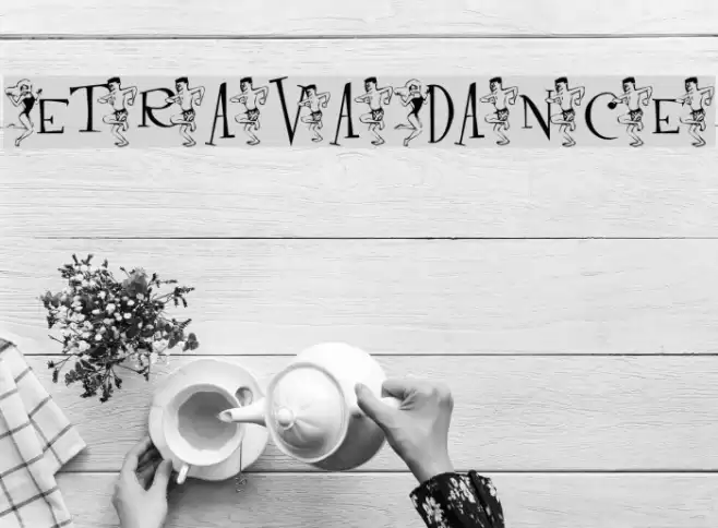 ExtravaDance フォント examples