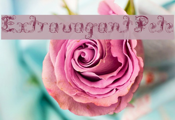 Extravagant Pete Font examples