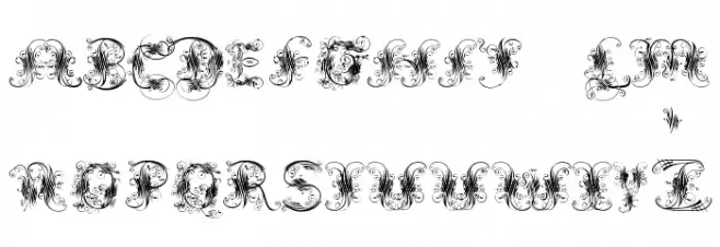 ExtravagantCapitals 字体 大写