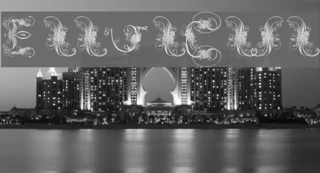 ExtravagantCapitals Font examples