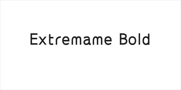 Extremame Bold Logo